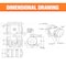 Buyers Products 60 Gallon Storage Tank with Legs - 38x23x27 Inch 82123939 - alternate 2